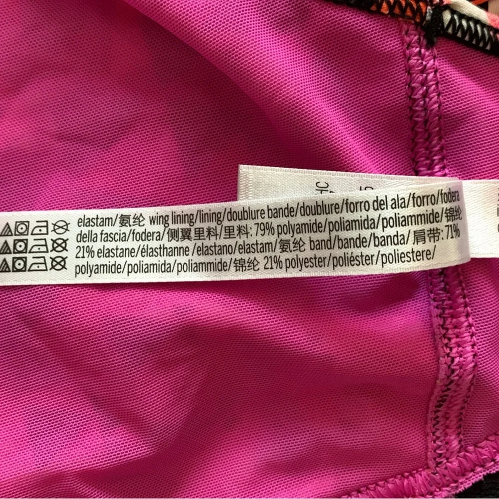 Victoria's Secret Sport Multicolor Geometric Sporty Statement Racerback Gym Bra